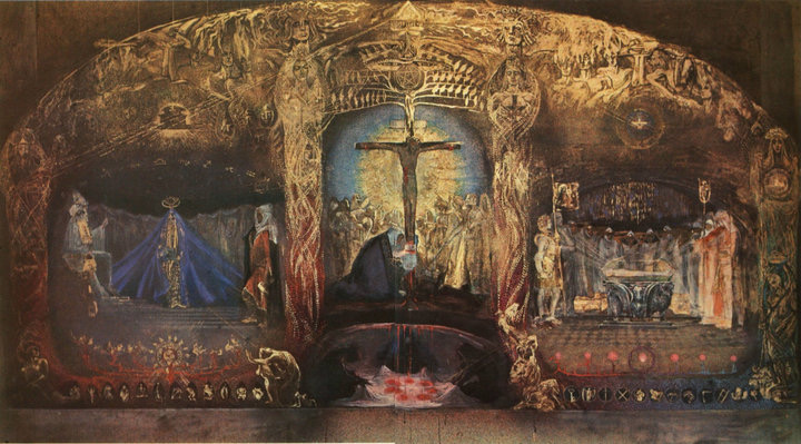 Golgotha, the Grail, Christian Rosencreutz