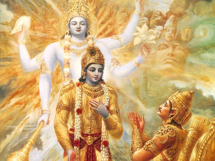 Krishna and Arjuna